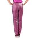 Pantaloni pana din tesatura cu aspect satinat