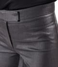 Pantaloni pana din tesatura cu aspect satinat