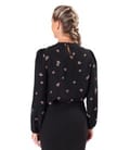 Bluza eleganta din viscoza imprimata cu motive geometrice
