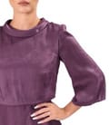 Rochie midi din tesatura satinata