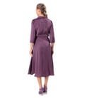 Rochie midi din tesatura satinata
