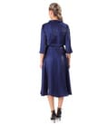 Rochie midi din tesatura satinata