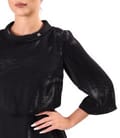 Rochie midi din tesatura satinata