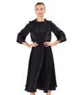 Rochie midi din tesatura satinata