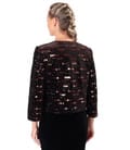Bolero din catifea elastica cu paiete