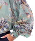 Bluza eleganta din Tencel imprimat cu motive florale