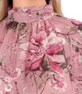 Bluza eleganta din Tencel imprimat cu motive florale