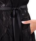 Rochie midi din viscoza cu fir metalic