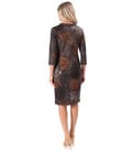 Rochie eleganta din stofa elastica cu fir de lurex