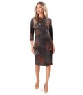 Rochie eleganta din stofa elastica cu fir de lurex