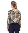 Bluza lejera cu maneci lungi din viscoza cu matase naturala
