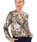 Bluza lejera cu maneci lungi din viscoza cu matase naturala