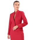 Sacou office din stofa elastica cu lana virgina