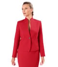 Sacou office din stofa elastica cu lana virgina