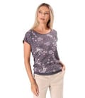 Bluza lejera cu fata imprimata cu motive florale