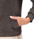Hanorac tip bomber cu fermoar si textura in spic