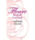 Sacou elegant satinat cu rever si floare decorativa