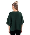 Cardigan lejer tricotat cu nasturi aurii tip brosa