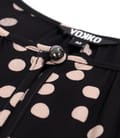 Bluza cu maneci lungi din viscoza imprimata cu buline