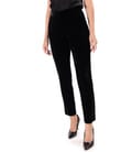 Pantaloni pana din catifea elastica neagra