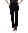 Pantaloni pana din catifea elastica neagra