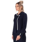 Sacou elegant din bucle cu lana si alpaca