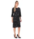 Rochie eleganta din bucle cu bumbac si lana
