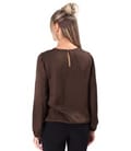 Bluza lejera din saten de viscoza