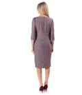 Rochie office din stofa cu viscoza si bumbac