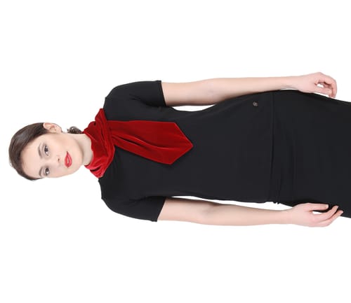 Esarfa din catifea elastica