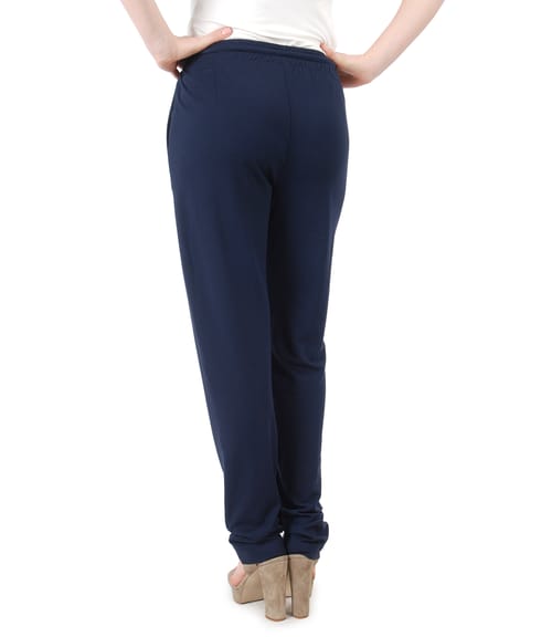 Pantaloni largi cu elastic in talie cu accesorii