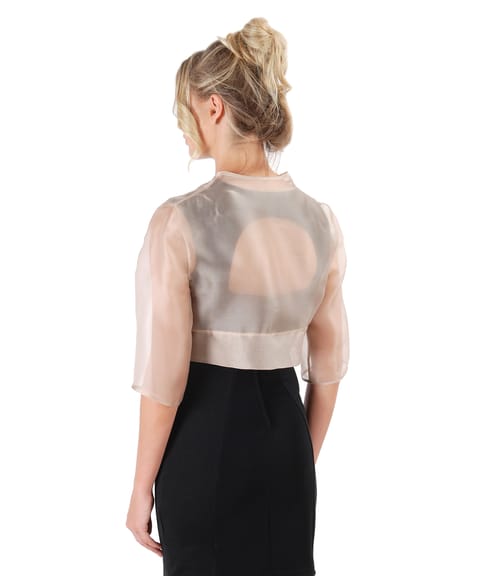 Bolero elegant din organza de matase
