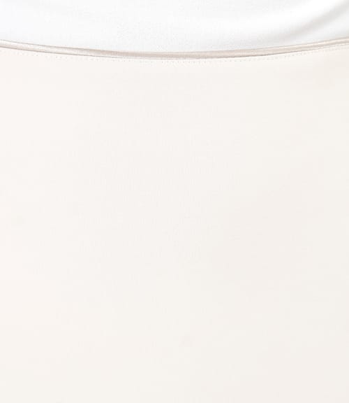 Fusta office cu garnitura in talie