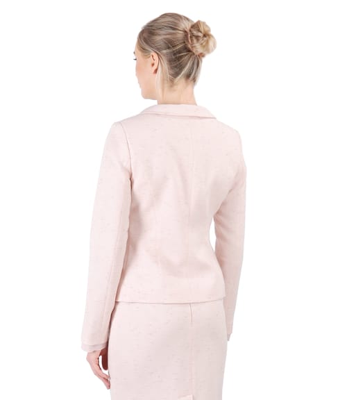 Sacou elegant cu garnitura din voal la maneci