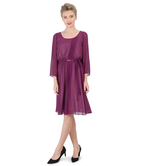 Rochie de seara din voal si aplicatie de cristale  pe cordon