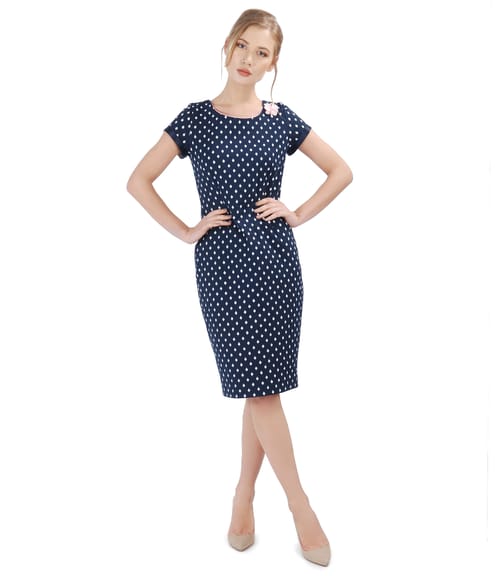 Rochie eleganta cu bumbac elastic