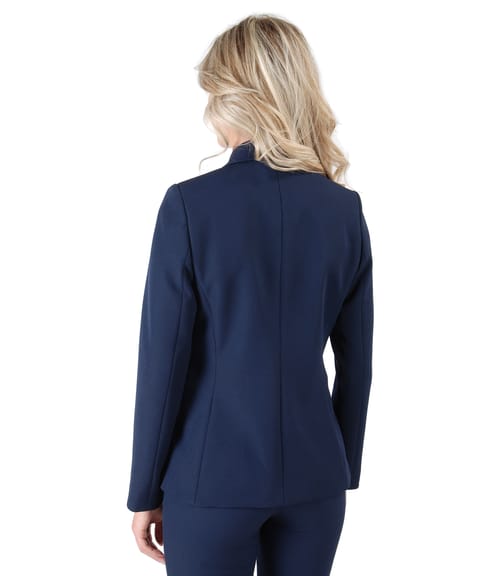 Sacou office cu fermoar decorativ