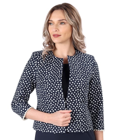 Sacou elegant din bumbac elastic