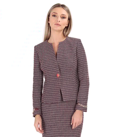 Sacou office din bucle cu bumbac