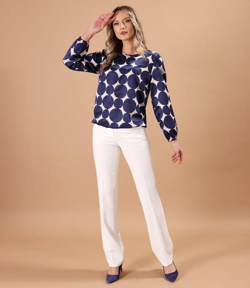 Bluza cu maneci lungi din bumbac cu matase naturala