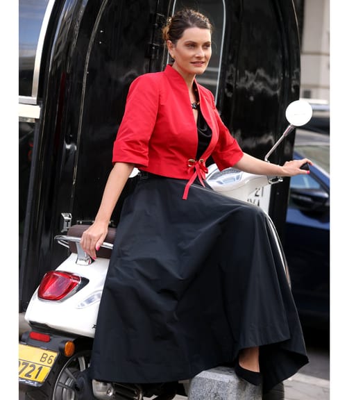 Bolero elegant din tafta