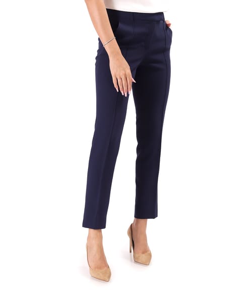 Pantaloni pana din stofa elastica