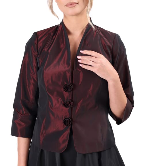 Sacou elegant din tafta usoara cu efect changeante