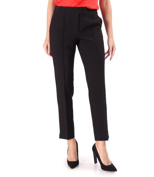 Pantaloni pana din stofa elastica cu viscoza
