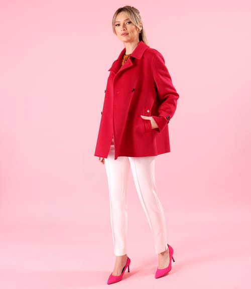 Jacheta din stofa cu lana si casmir cu pantaloni pana