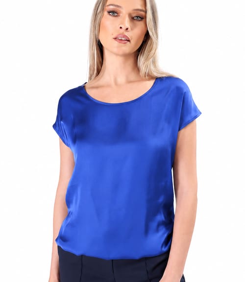 Bluza eleganta lejera din viscoza satinata