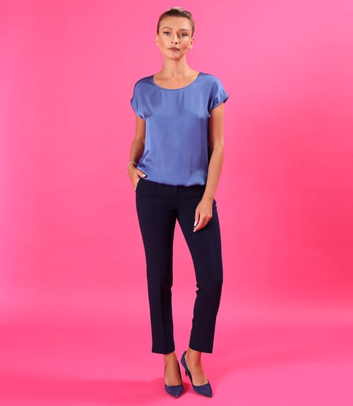Bluza eleganta lejera din viscoza satinata