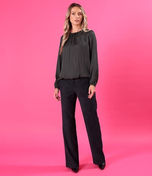 Bluza lejera din saten de viscoza