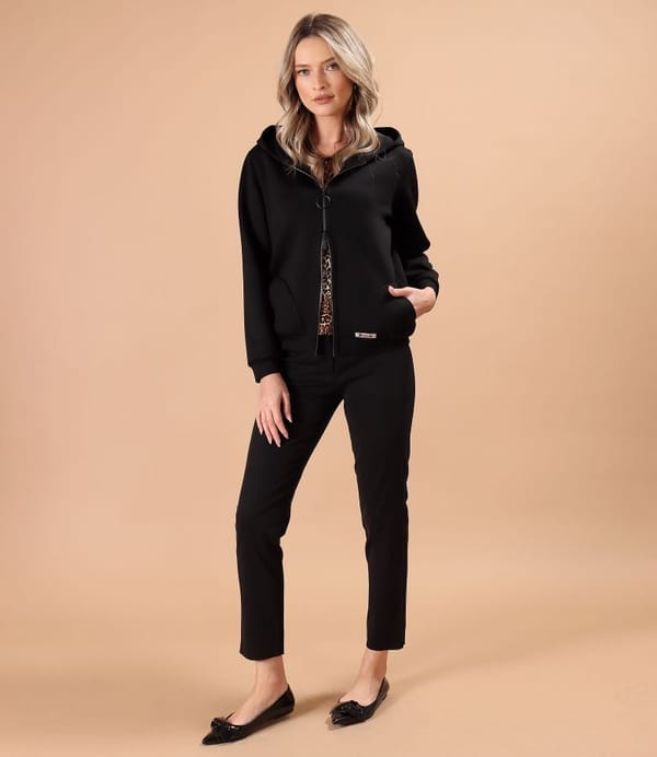 Hanorac din scuba cu viscoza