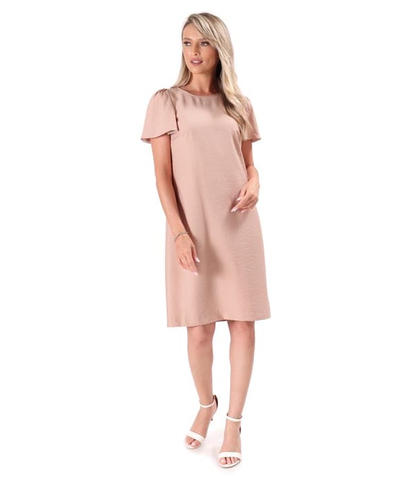 Rochie eleganta cu maneci ample scurte